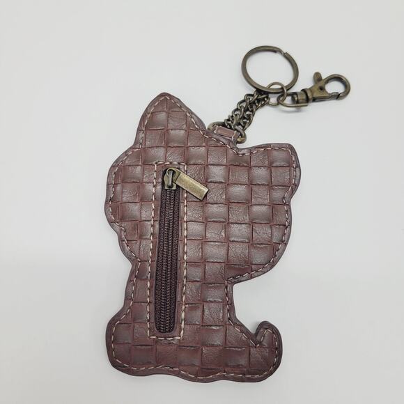 Chala Dog Yorkshire Yorkie Keychain Coin Purse Charm Wallet 5" - Picture 2 of 5